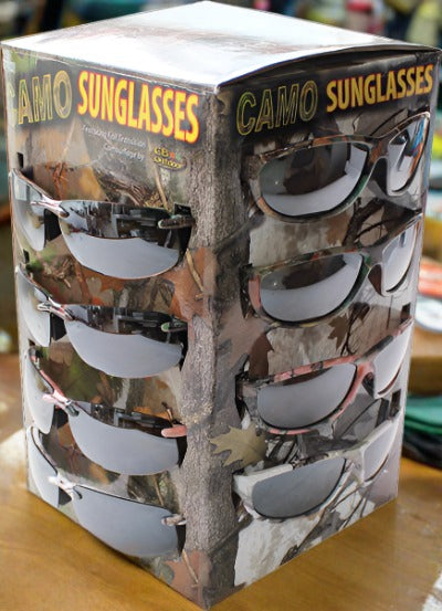 Sunglasses Camo-36 Piece Display