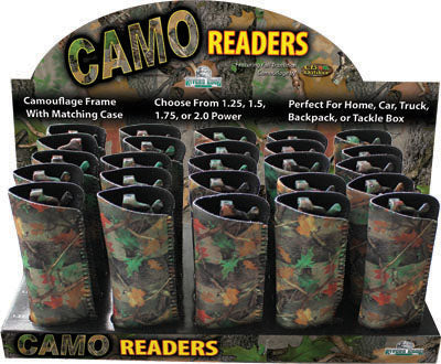 Reading Glasses Camo-25pc Display