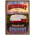 Tin Sign 12in x 17in-Broaden My Horizons