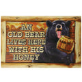 Door Mat Rubber 26in x 17in-Old Bear Lives Here