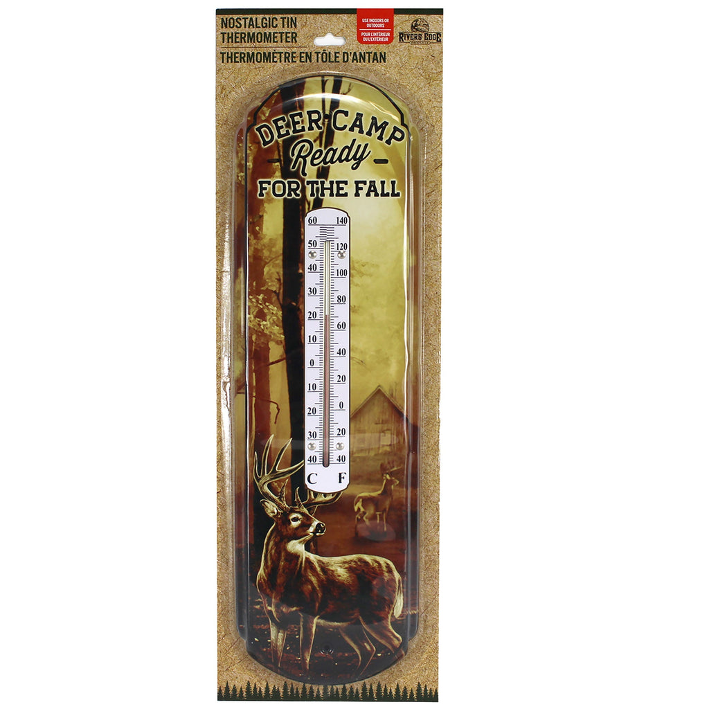Tin Thermometer-Deer Camp 2