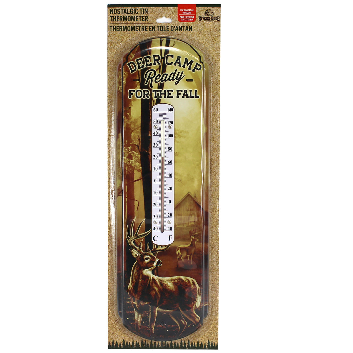 Tin Thermometer-Deer Camp 2