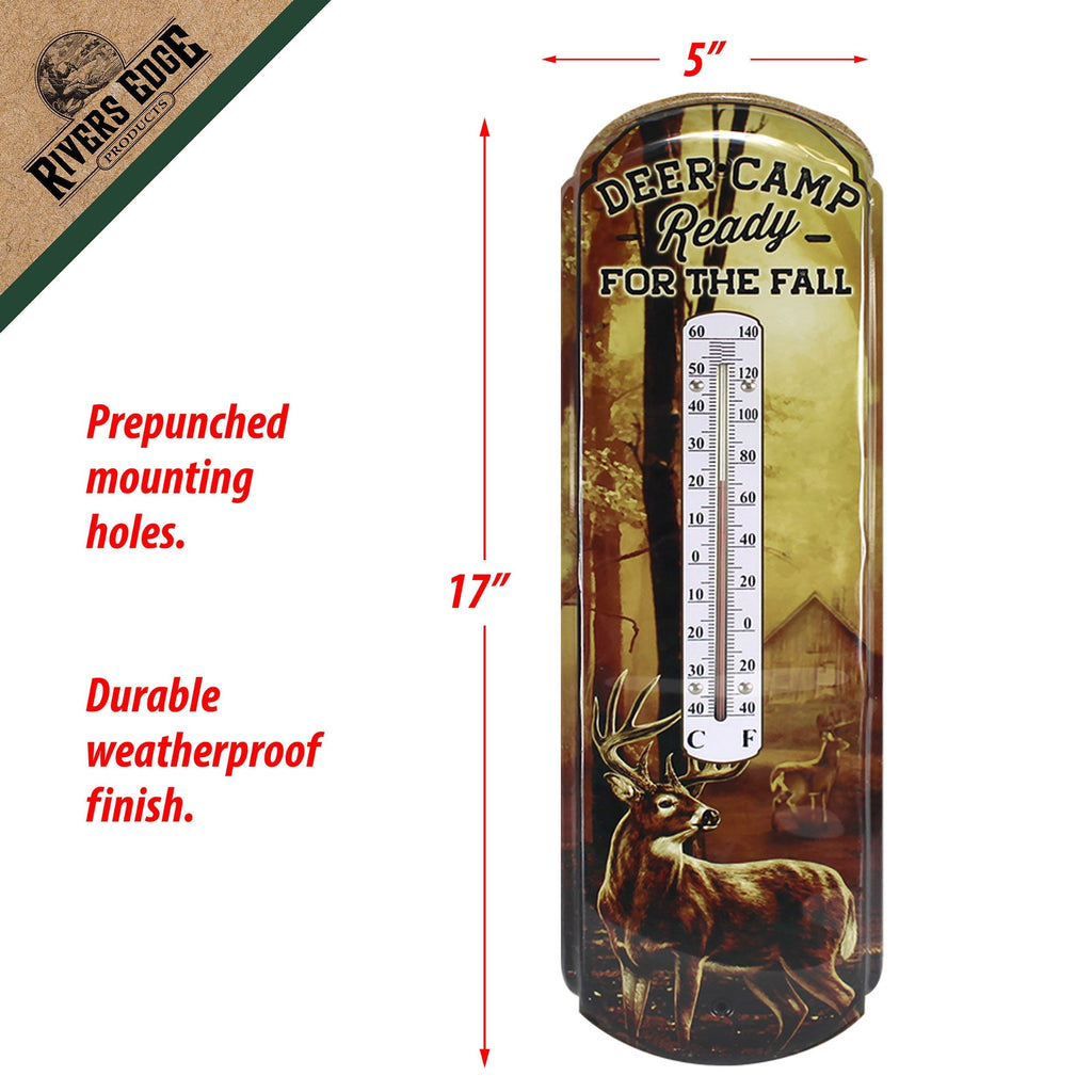Tin Thermometer-Deer Camp 2