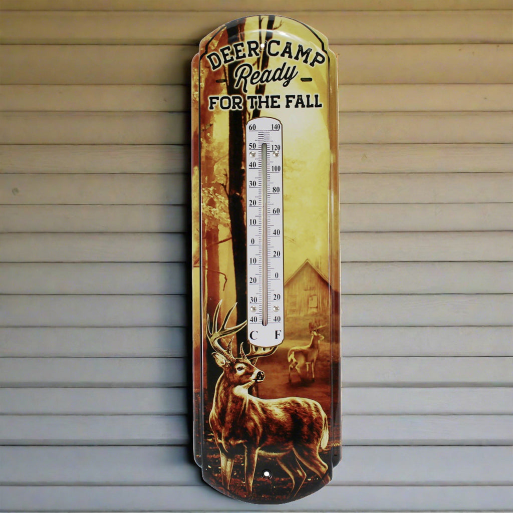 Tin Thermometer-Deer Camp 2