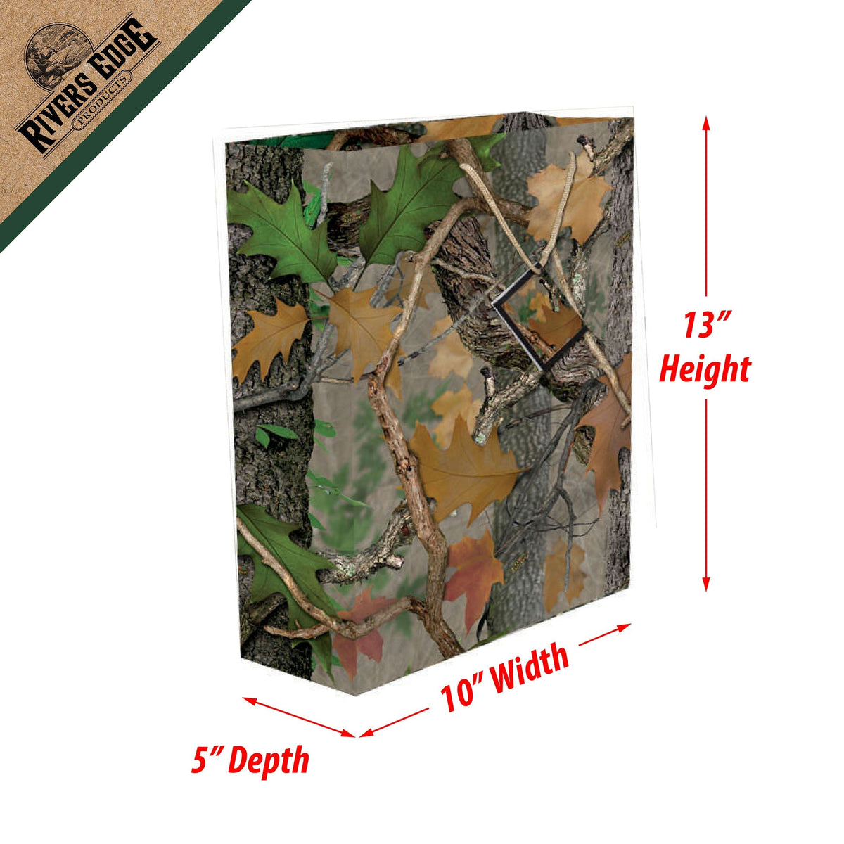 Gift Bag Medium-Camo Green