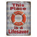 Tin Sign 12in x 17in-Lifesaver
