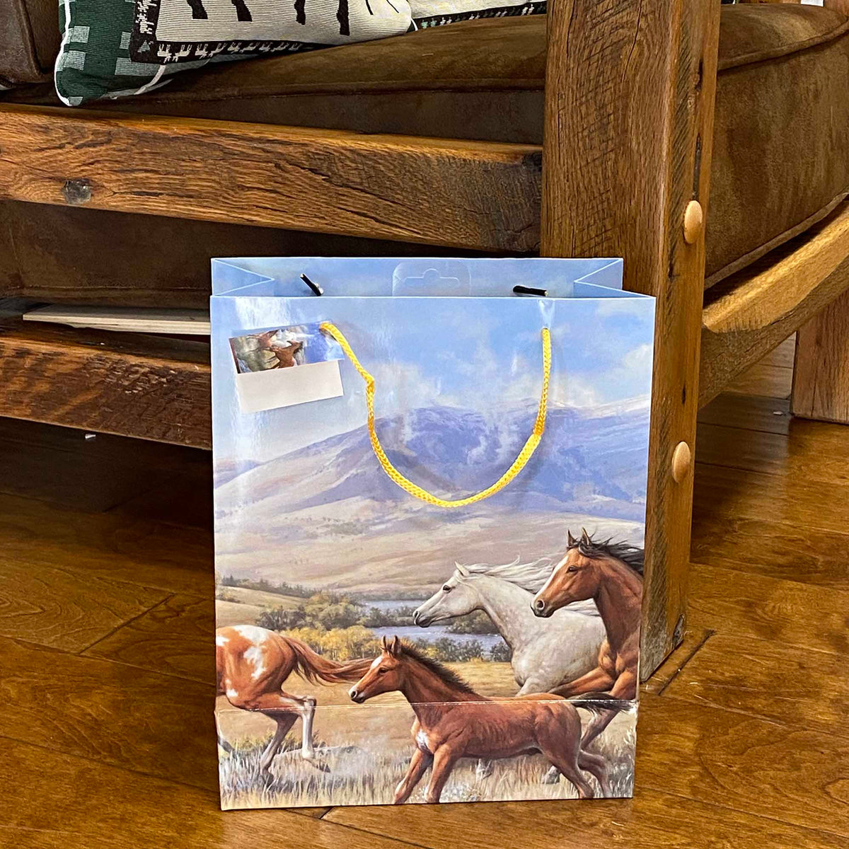 Gift Bag Medium-Horses Running Free