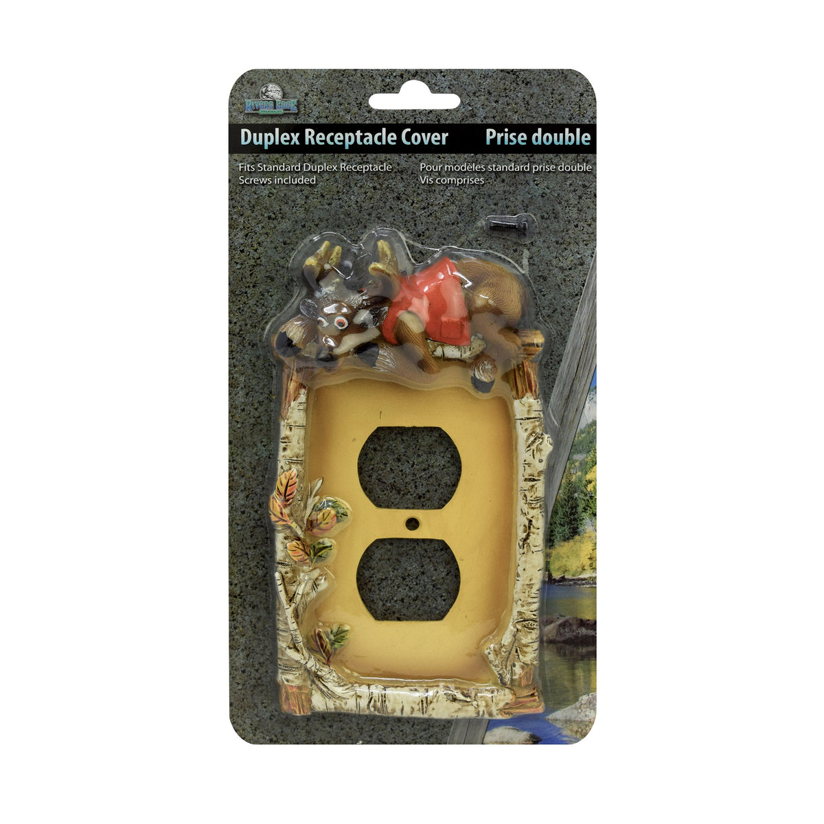 Receptacle Cover-Cute Deer