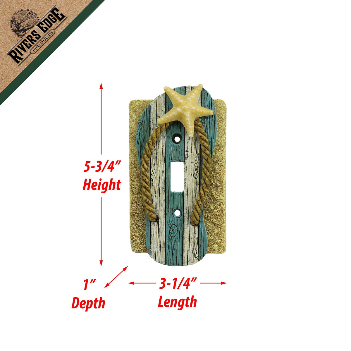 Electrical Cover Plate Single Switch-Beach