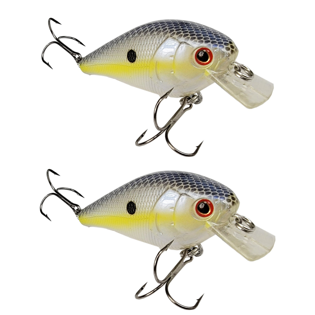 Tackle HD Square Bill 2-Pack-Chartreuse Shad