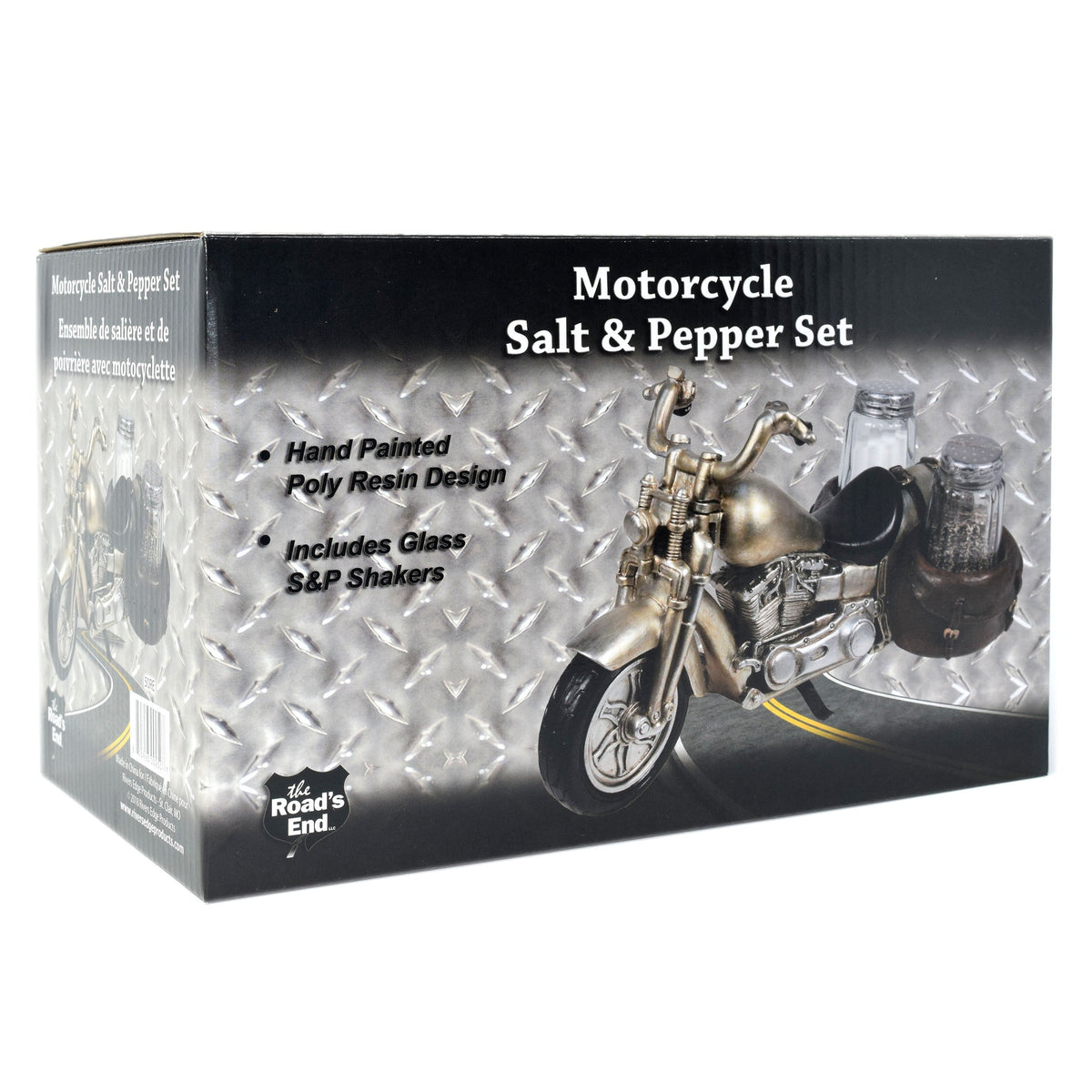 Salt and Pepper Shakers-Motorcycle