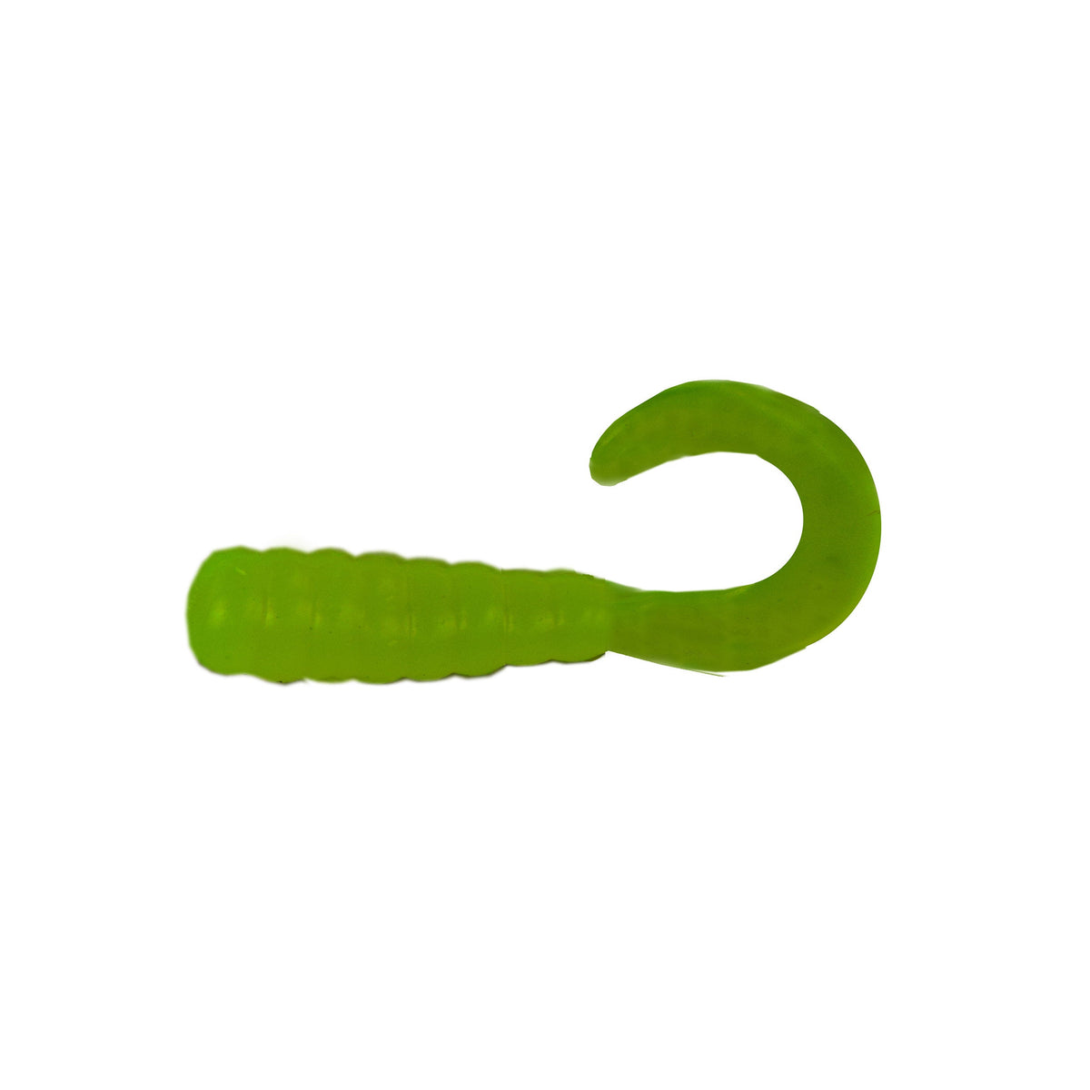 Pro Striker Baits Grub 2-Inch 40-Pack-Chartreuse