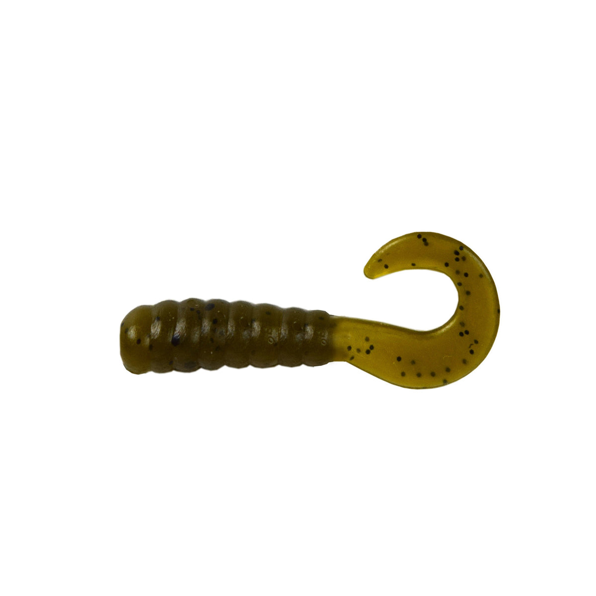 Pro Striker Baits Grub 2-Inch 100-Pack-Green Pumpkin