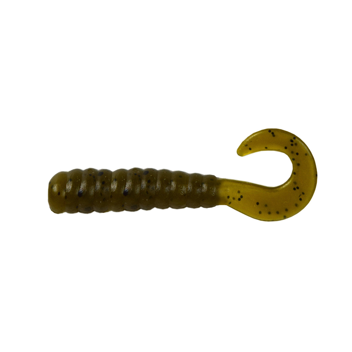 Pro Striker Baits Grub 3-Inch 26-Pack-Green Pumpkin