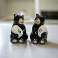 Salt and Pepper Shakers-Bear Holding