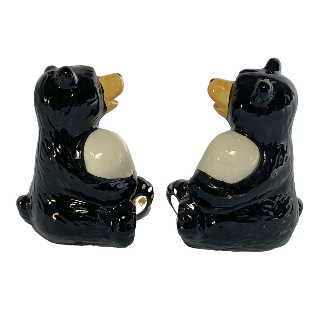 Salt and Pepper Shakers-Bear Holding