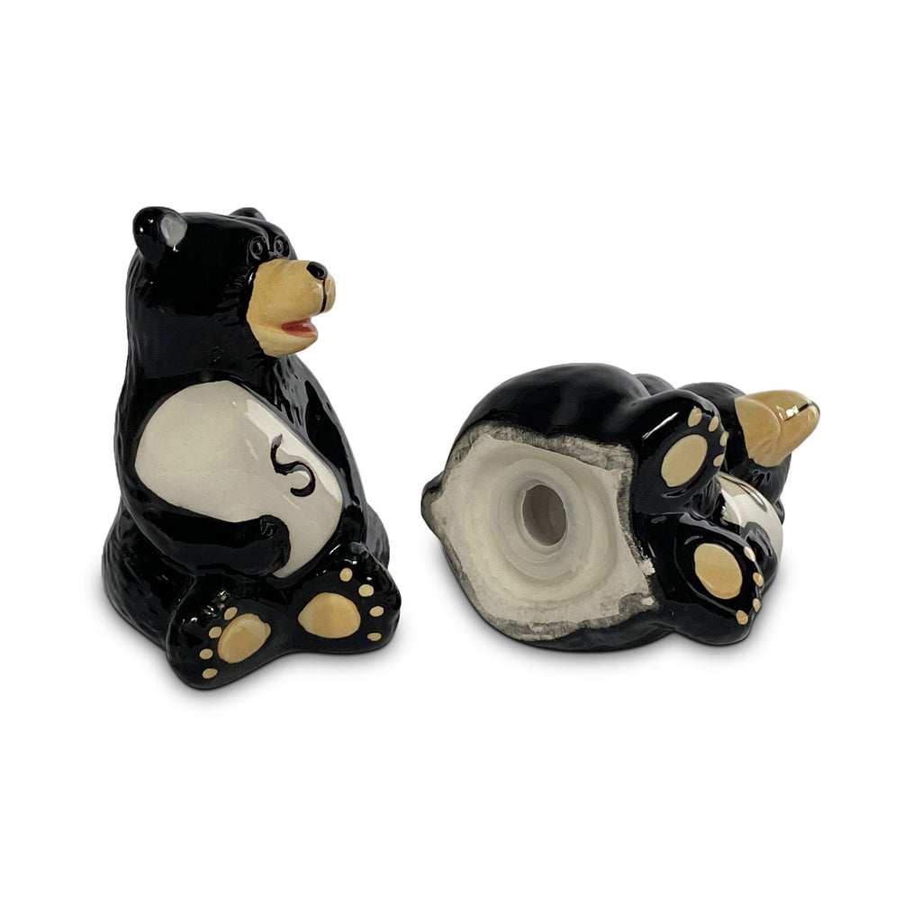 Salt and Pepper Shakers-Bear Holding