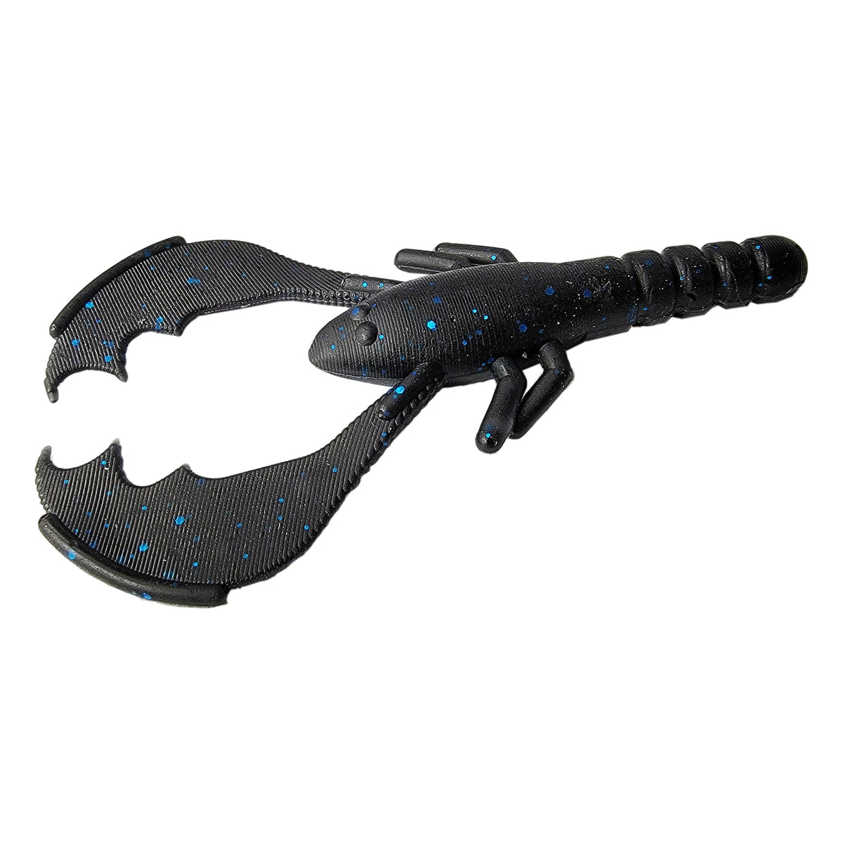 Tackle HD T-Craw 4.25-Inch 12-Pack-Black Blue Flake