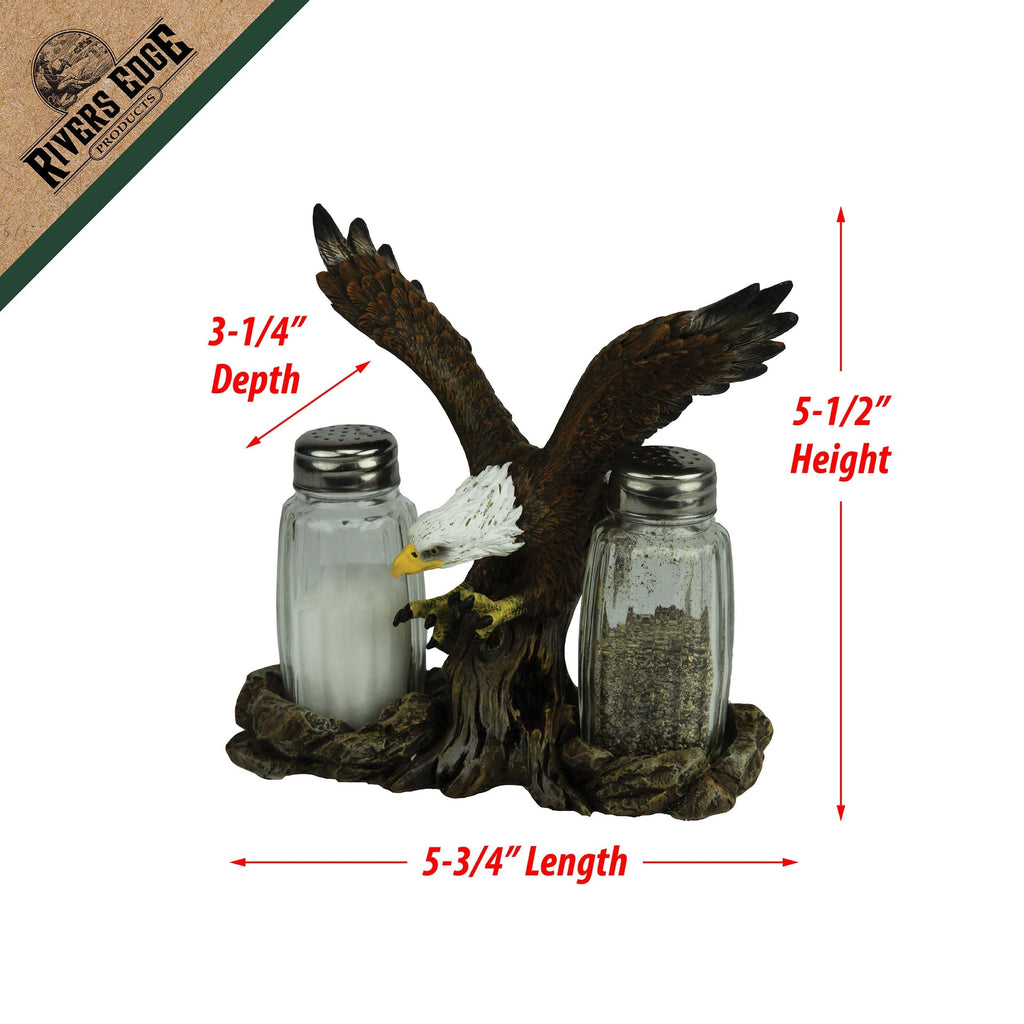 Salt and Pepper Shakers-Eagle
