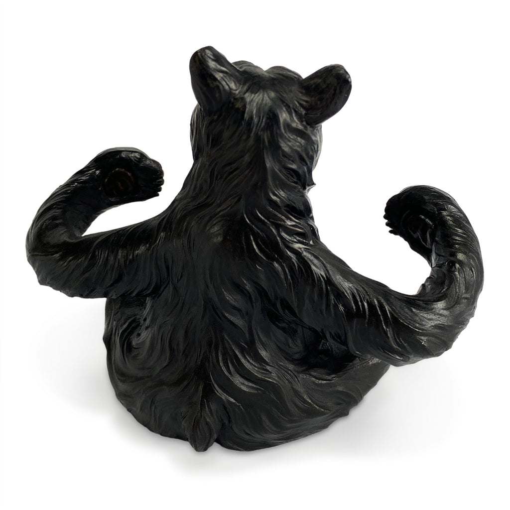 Salt and Pepper Shakers-Bear Glass