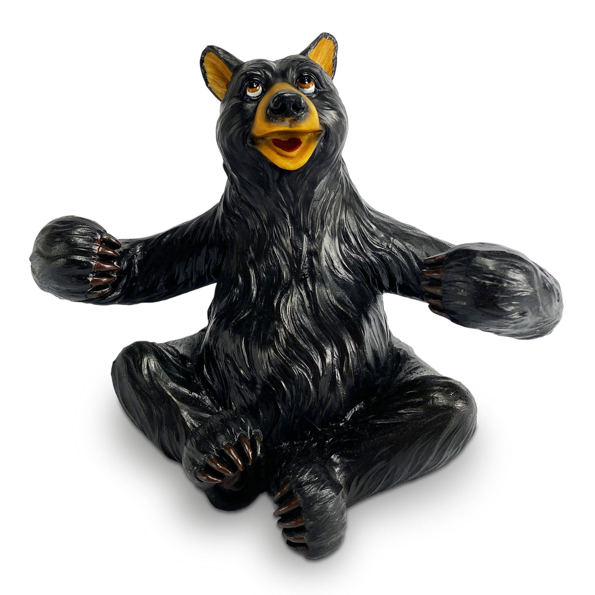 Salt and Pepper Shakers-Bear Glass