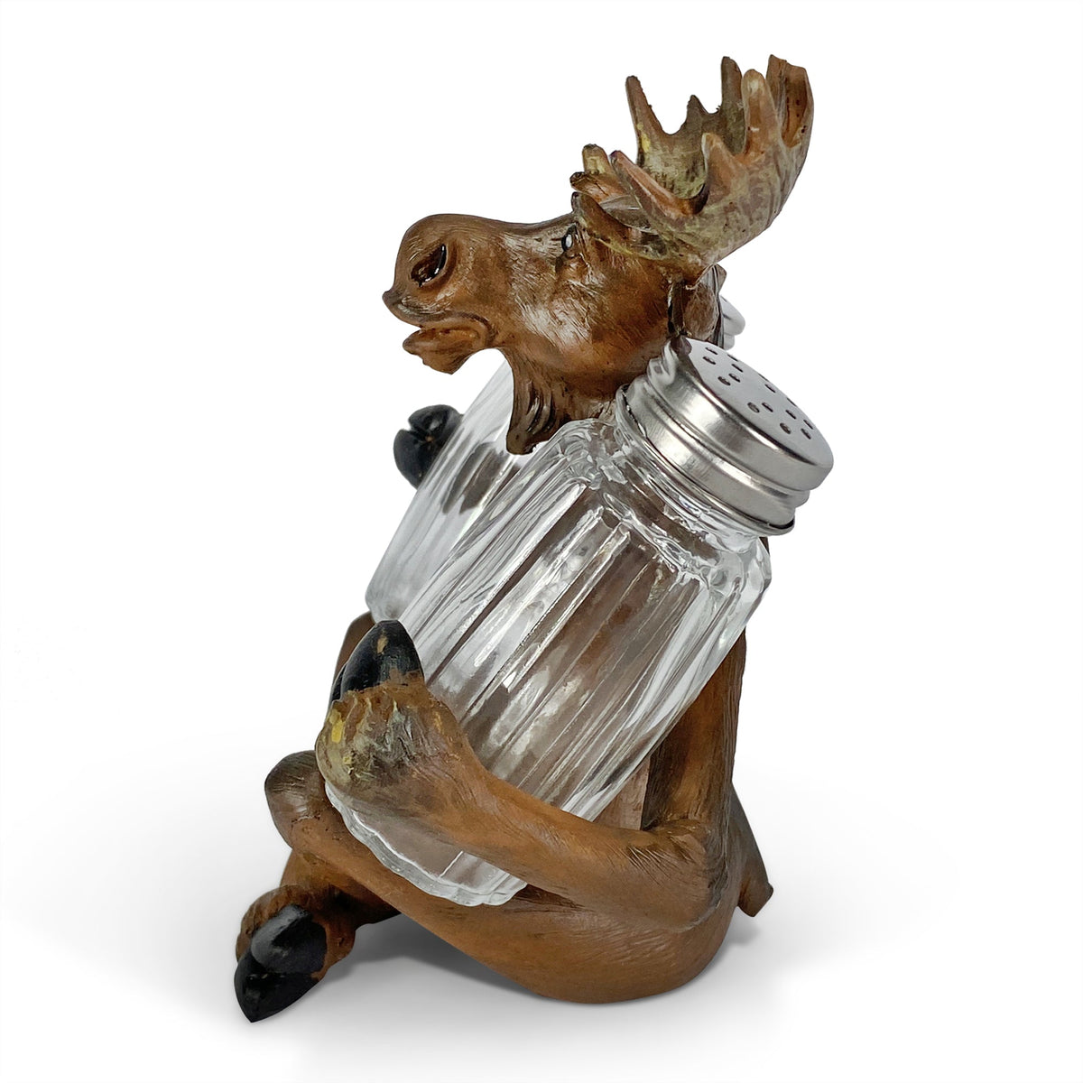 Salt and Pepper Shakers-Moose Holding