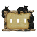 Electrical Cover Plate Triple Switch-Bear