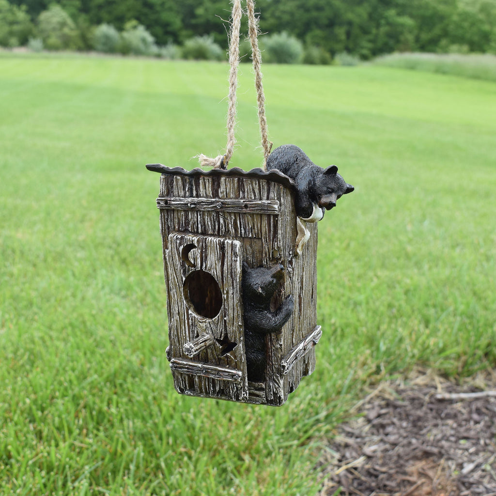 Birdhouse-Bears in Outhouse