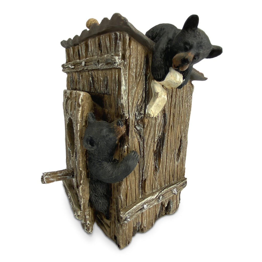 Birdhouse-Bears in Outhouse