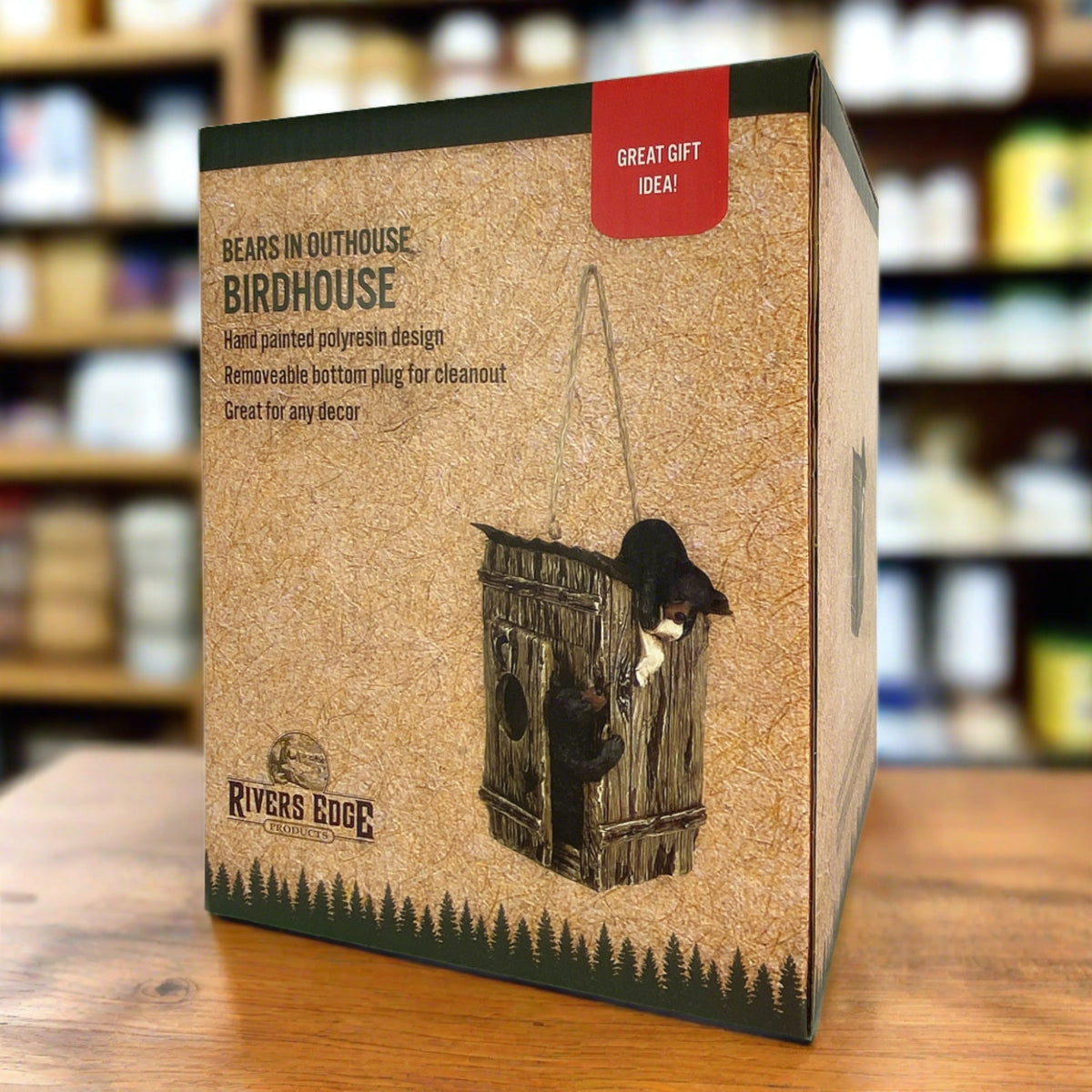 Birdhouse-Bears in Outhouse
