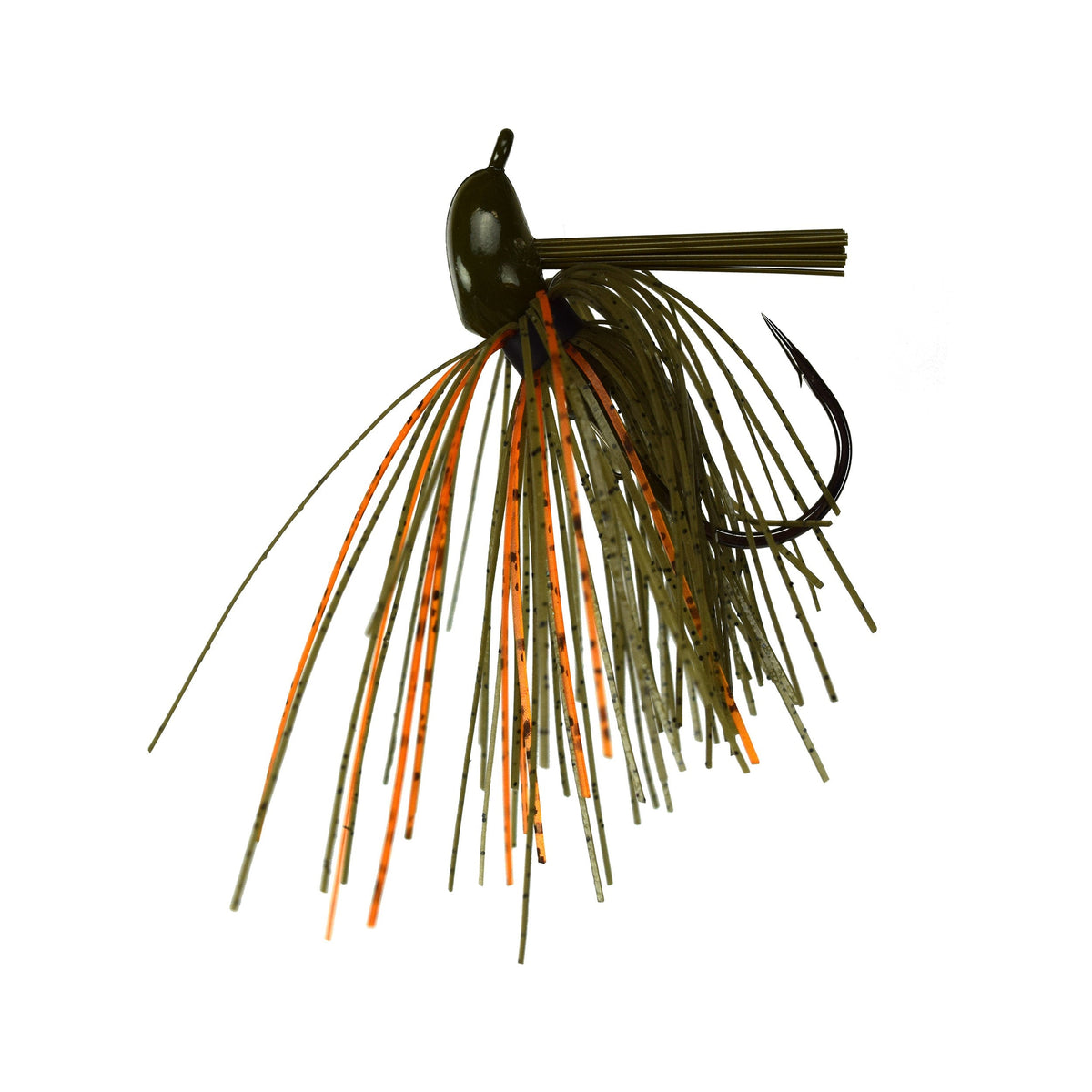 Trophy Bass Pro Jig 2-Pack 5-8 Ounce-Green Pumpkin and Orange