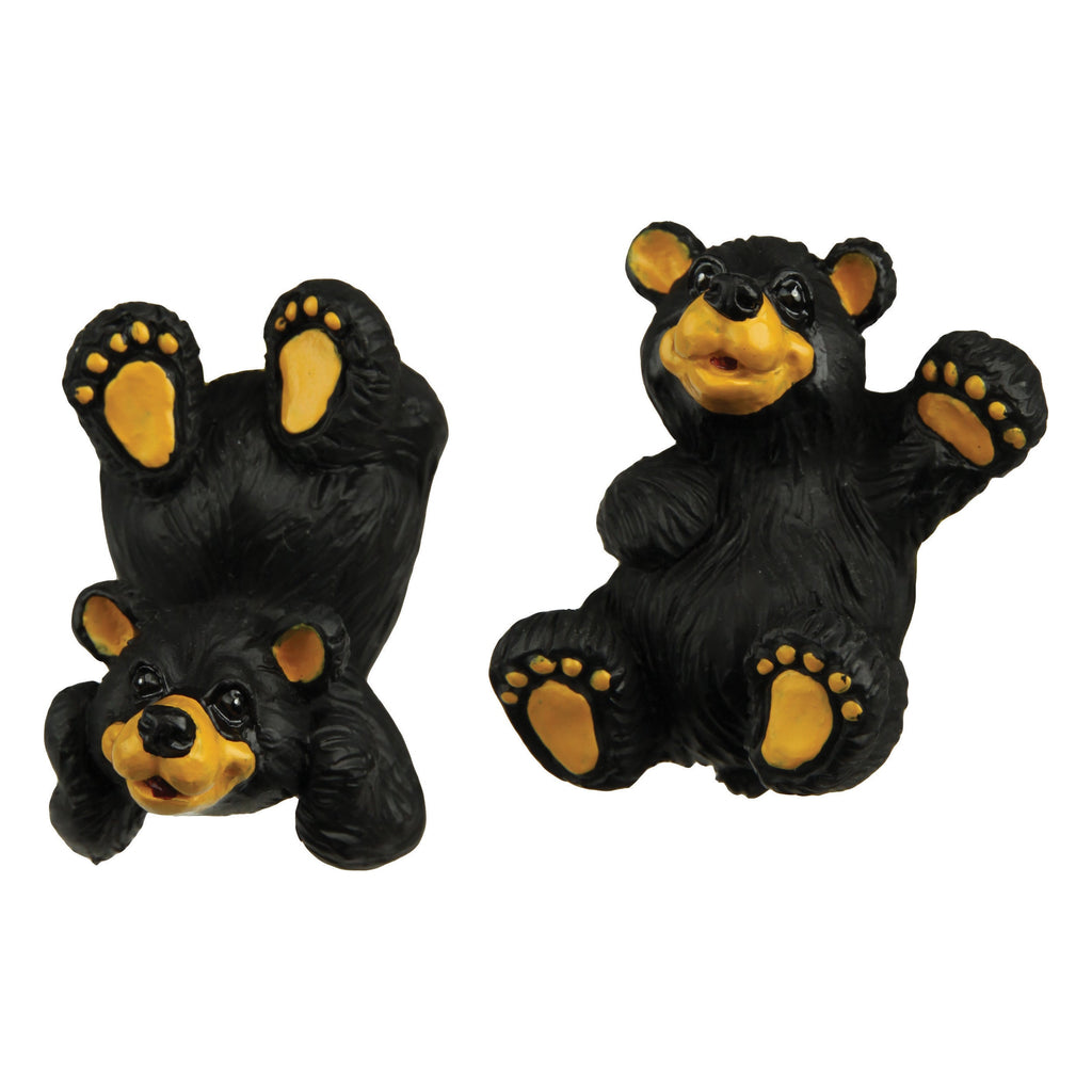 Drawer Cabinet Knobs 2-Pack-Black Bear