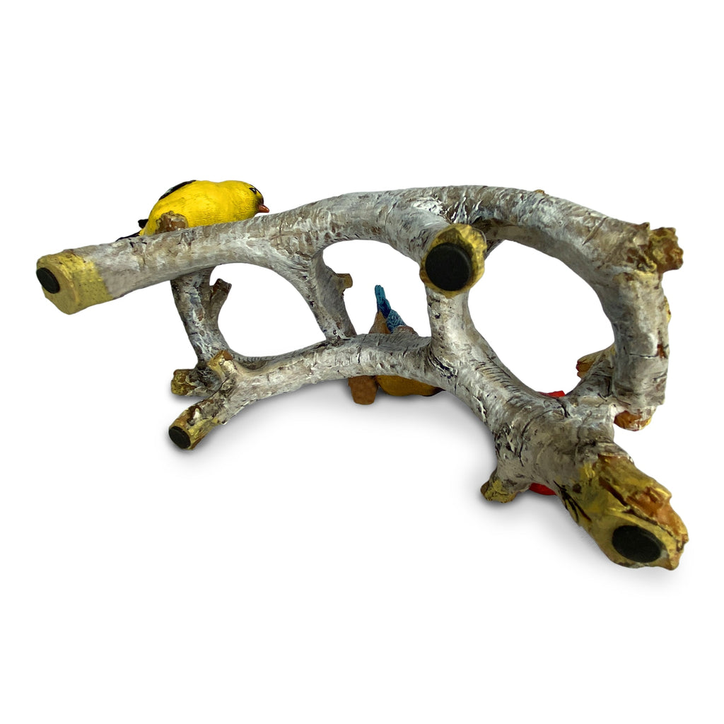 Candle Holder-Birch with Birds 3 Piece