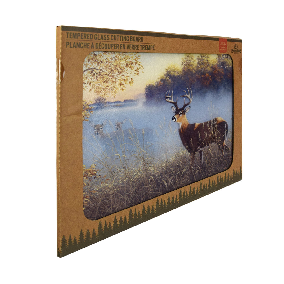 Cutting Board 12in x 16in-Morning Fog