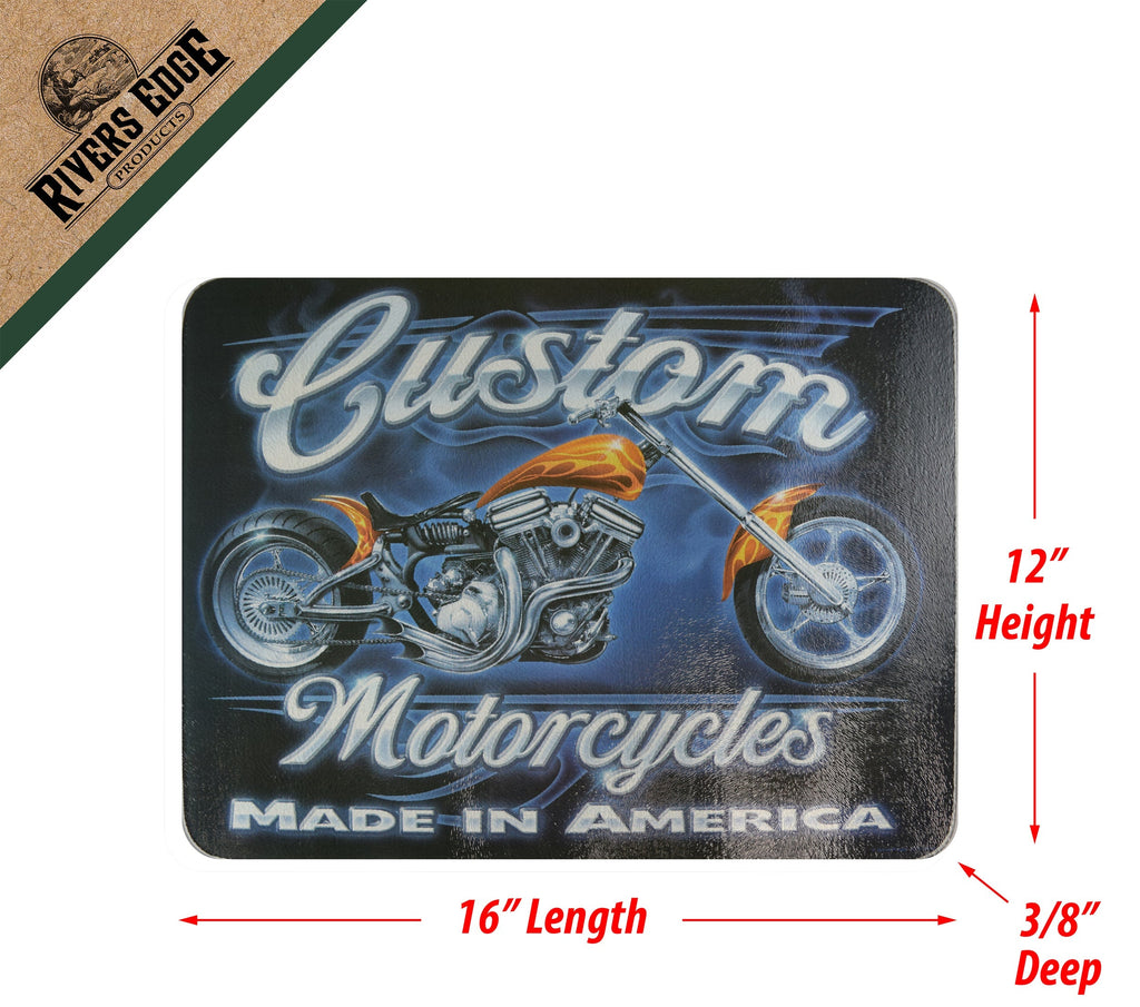 Cutting Board 12in x 16in-Custom Motorcycles