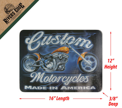 Cutting Board 12in x 16in-Custom Motorcycles