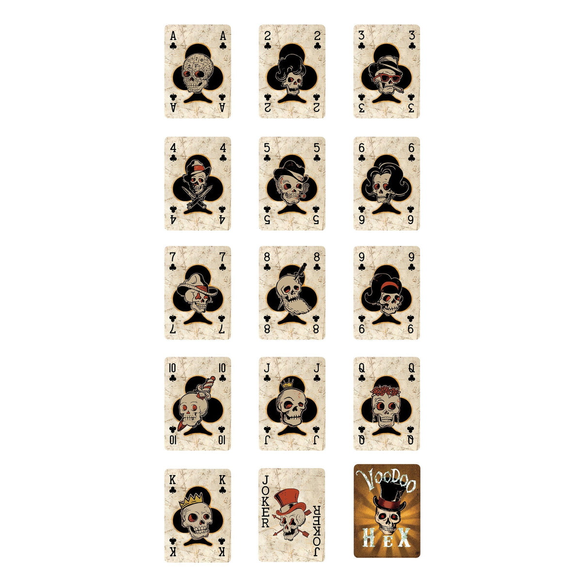 Playing Cards-Voodoo Hex