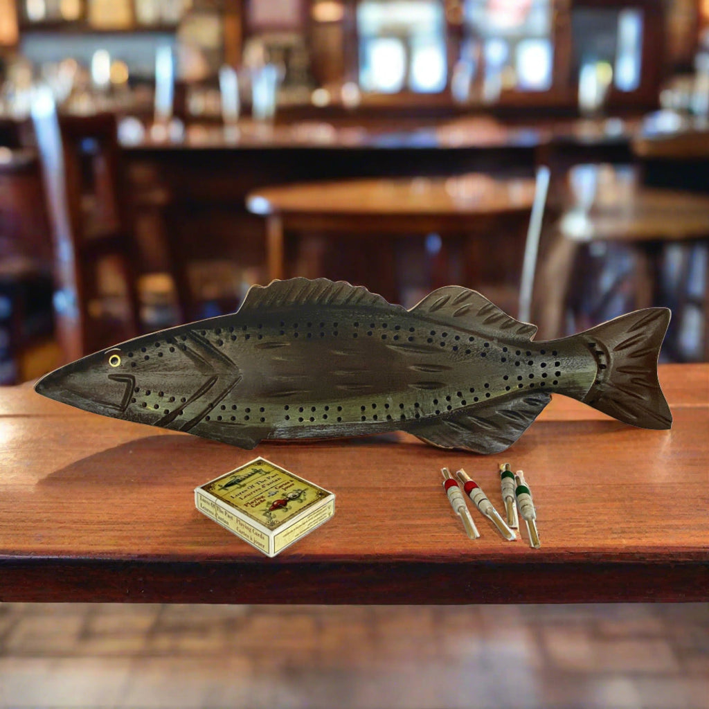 Cribbage Board-Fish