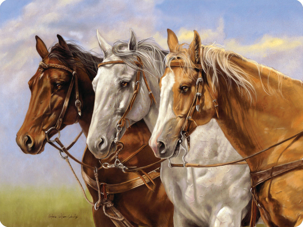 Cutting Board 12in x 16in-12pc Assorted Horse