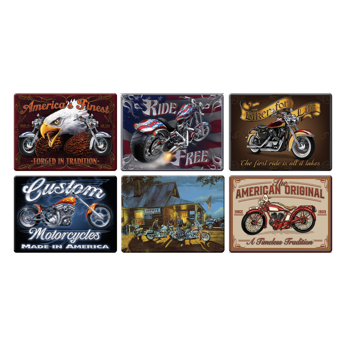 Cutting Board 12in x 16in-12pc Assorted Motorcycle