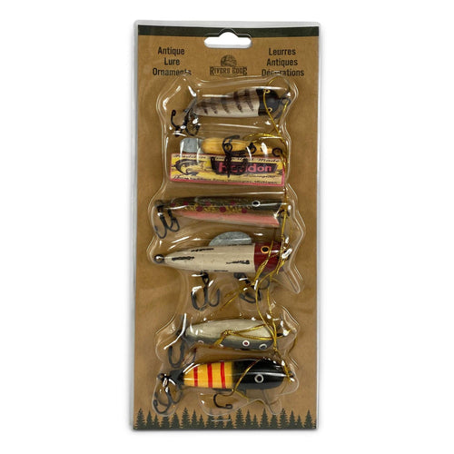 Christmas Ornaments 6-Pack-Antique Lures