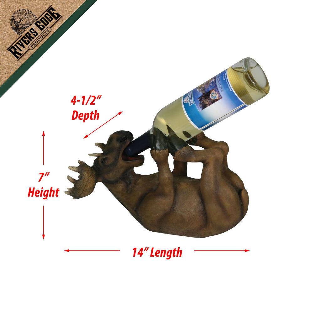 Wine Bottle Holder-Moose