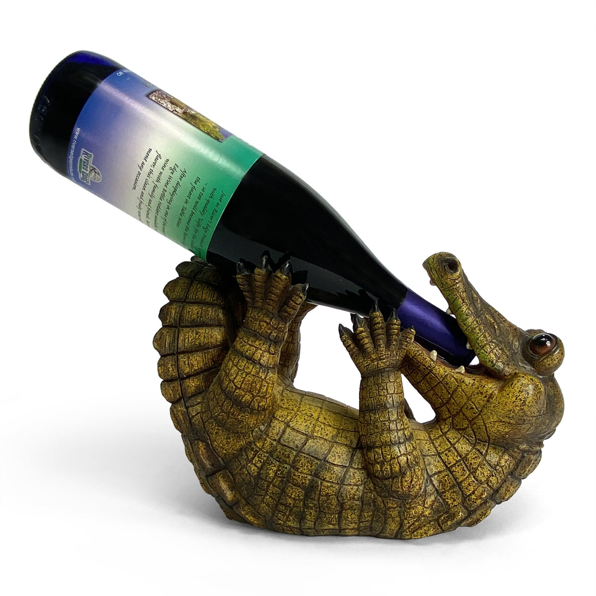 Wine Bottle Holder-Alligator