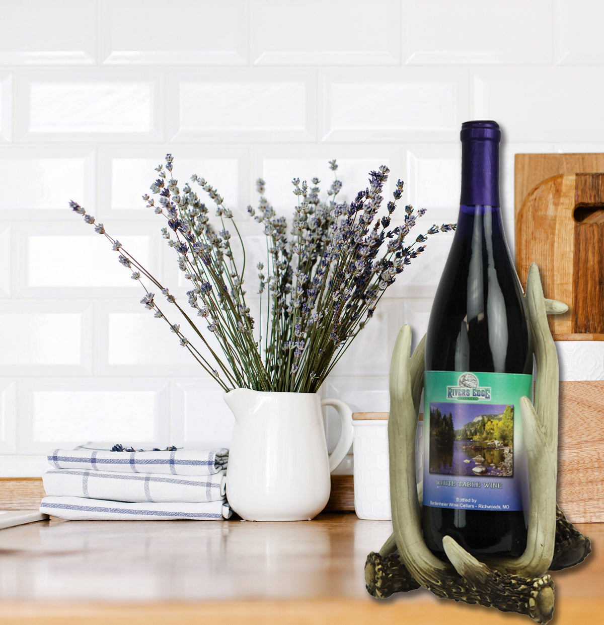 Wine Bottle Holder-Antler