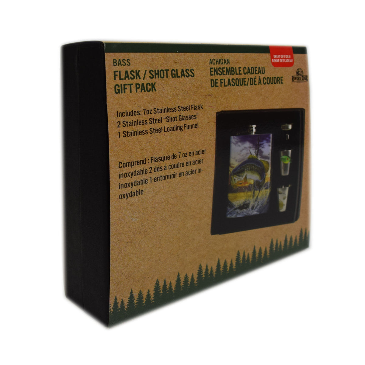 Flask and Shot Set-Bass