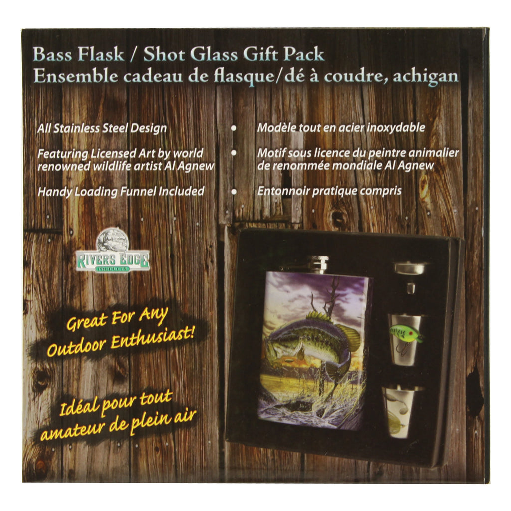 Flask and Shot Set-Bass