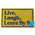 Rivers Edge Products Coir Mat 30x18-Leave By 9