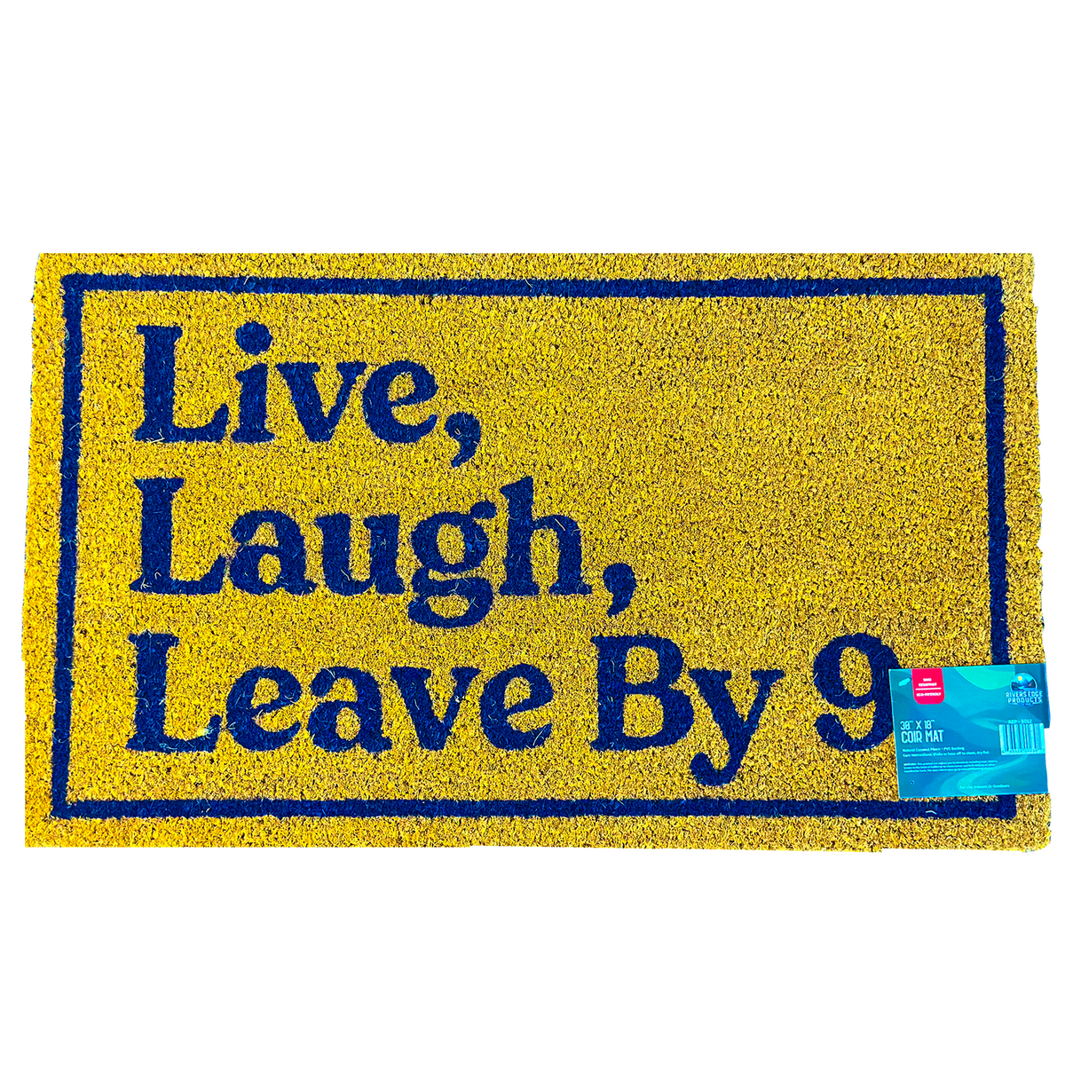 Rivers Edge Products Coir Mat 30x18-Leave By 9