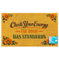 Rivers Edge Products Coir Mat 30x18-Check Your Energy
