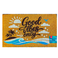 Rivers Edge Products Coir Mat 30x18-Good Vibes Only